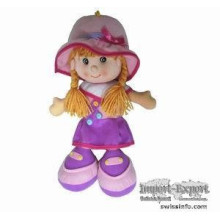 custom promotional lovely stuffed doll